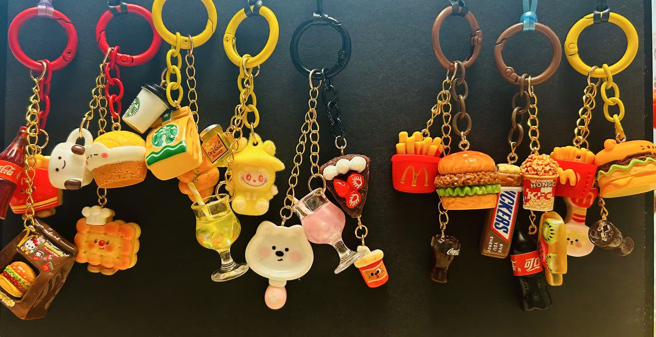 Mini Food Keychain